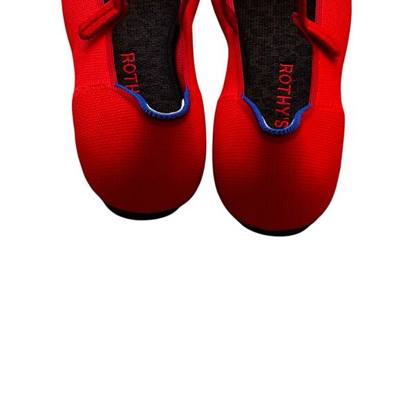 Rothy's The Square Mary Jane Flexible Slip-On In Retired Flame Red Size 6.5 NWOT - Picture 4 of 10